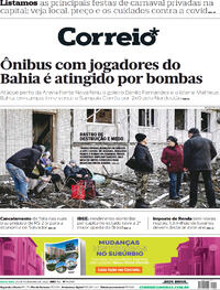 Capa do jornal Correio 25/02/2022