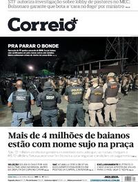 Capa do jornal Correio 25/03/2022
