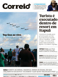 Capa do jornal Correio 26/08/2022