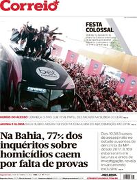 Capa do jornal Correio 26/09/2022