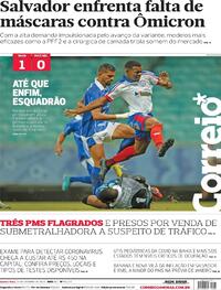Capa do jornal Correio 27/01/2022