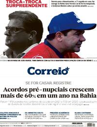 Capa do jornal Correio 27/06/2022