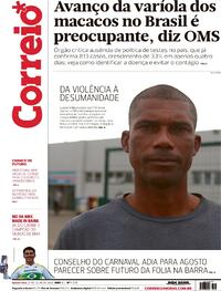 Capa do jornal Correio 27/07/2022