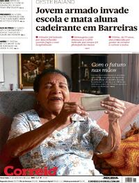 Capa do jornal Correio 27/09/2022