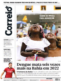 Capa do jornal Correio 27/12/2022