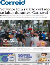 Capa do jornal Correio 28/01/2022