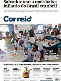 Capa do jornal Correio 28/04/2022
