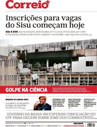 Capa do jornal Correio 28/06/2022