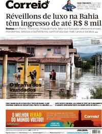 Capa do jornal Correio 28/12/2022
