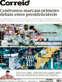 Capa do jornal Correio 29/08/2022