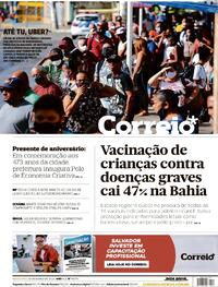 Capa do jornal Correio 30/03/2022
