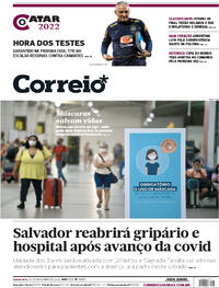 Capa do jornal Correio 30/11/2022