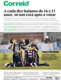 Capa do jornal Correio 31/03/2022