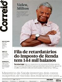Capa do jornal Correio 31/05/2022