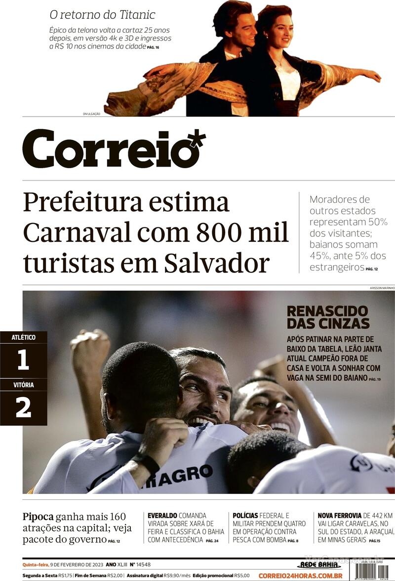 Capa Correio Quarta De Novembro De