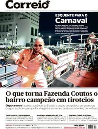 Capa do jornal Correio 01/02/2023