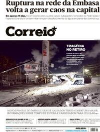 Capa do jornal Correio 01/03/2023