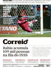 Capa do jornal Correio 01/06/2023