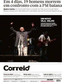 Capa do jornal Correio 01/08/2023