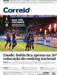 Capa do jornal Correio 01/11/2023