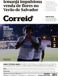 Capa do jornal Correio 02/02/2023