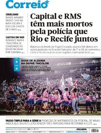 Capa do jornal Correio 02/10/2023