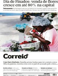 Capa do jornal Correio 02/11/2023