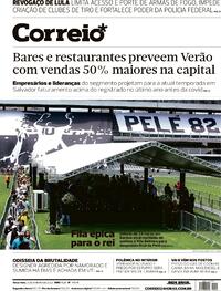 Capa do jornal Correio 03/01/2023