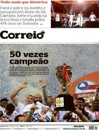 Capa do jornal Correio 03/04/2023