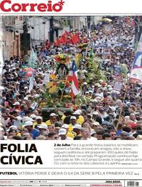 Capa do jornal Correio 03/07/2023
