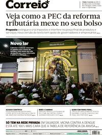Capa do jornal Correio 06/07/2023