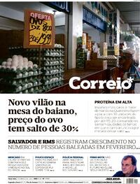 Capa do jornal Correio 07/03/2023