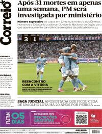 Capa do jornal Correio 07/08/2023