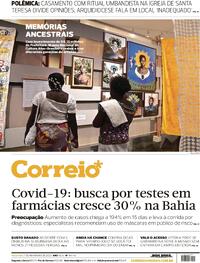 Capa do jornal Correio 07/11/2023