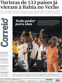 Capa do jornal Correio 08/03/2023