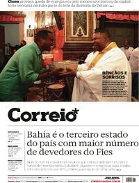 Capa do jornal Correio 08/11/2023