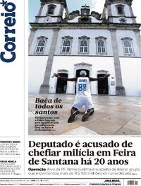 Capa do jornal Correio 08/12/2023