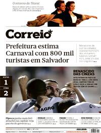 Capa do jornal Correio 09/02/2023