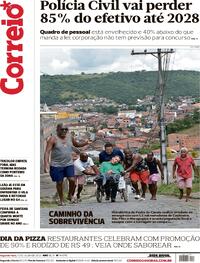 Capa do jornal Correio 10/07/2023