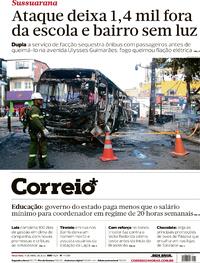 Capa do jornal Correio 11/04/2023