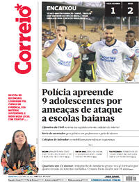 Capa do jornal Correio 12/04/2023
