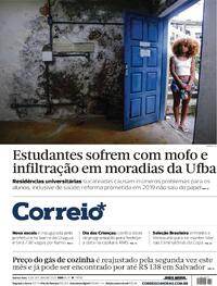 Capa do jornal Correio 12/10/2023