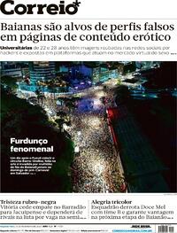 Capa do jornal Correio 13/02/2023