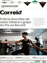 Capa do jornal Correio 13/04/2023