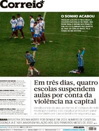 Capa do jornal Correio 13/07/2023