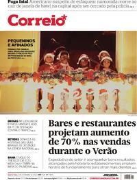 Capa do jornal Correio 13/12/2023
