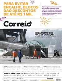 Capa do jornal Correio 14/02/2023