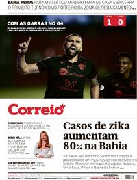 Capa do jornal Correio 14/08/2023
