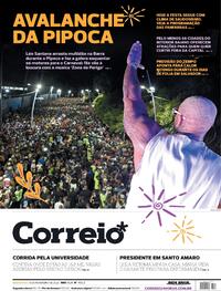 Capa do jornal Correio 15/02/2023