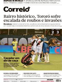 Capa do jornal Correio 15/05/2023